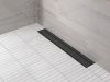 DELTA 24" Linear Shower Drain Wall Edge — Matte Black