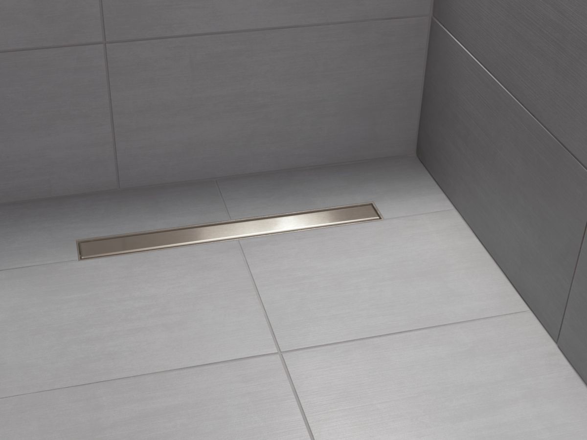 DELTA 24" Reversible Linear Shower Drain Trim — Stainless
