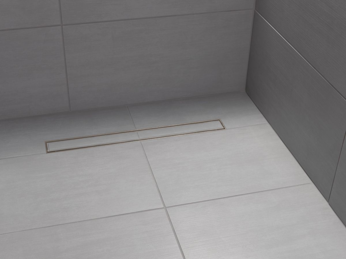 DELTA 24" Reversible Linear Shower Drain Trim — Stainless