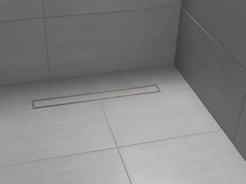 DELTA 24" Reversible Linear Shower Drain Trim — Stainless