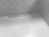 DELTA 24" Linear Shower Drain Wall Edge — Chrome