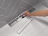 DELTA 24" Linear Shower Drain Wall Edge — Chrome
