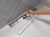 DELTA 24" Linear Shower Drain Wall Edge — Chrome
