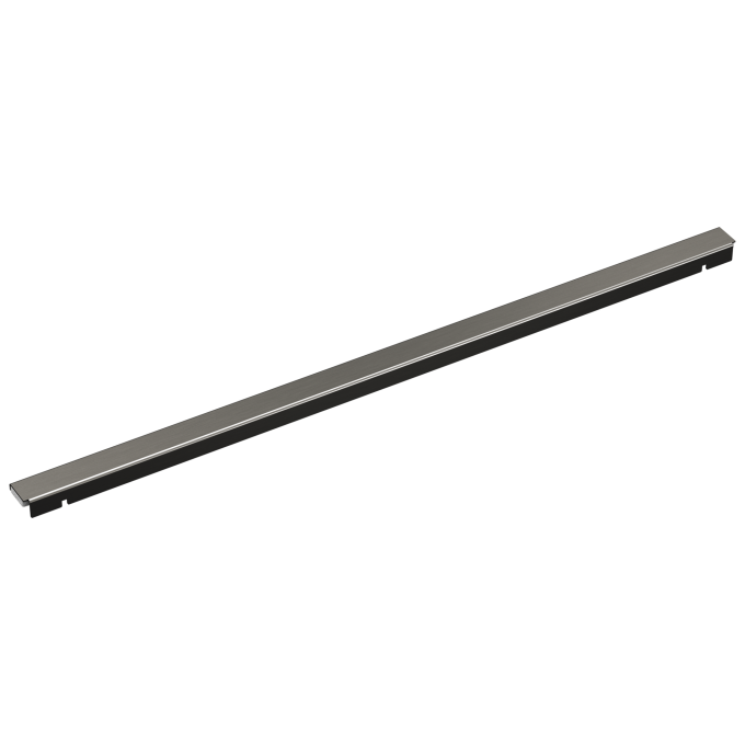 DELTA 24" Linear Shower Drain Wall Edge — Black Stainless