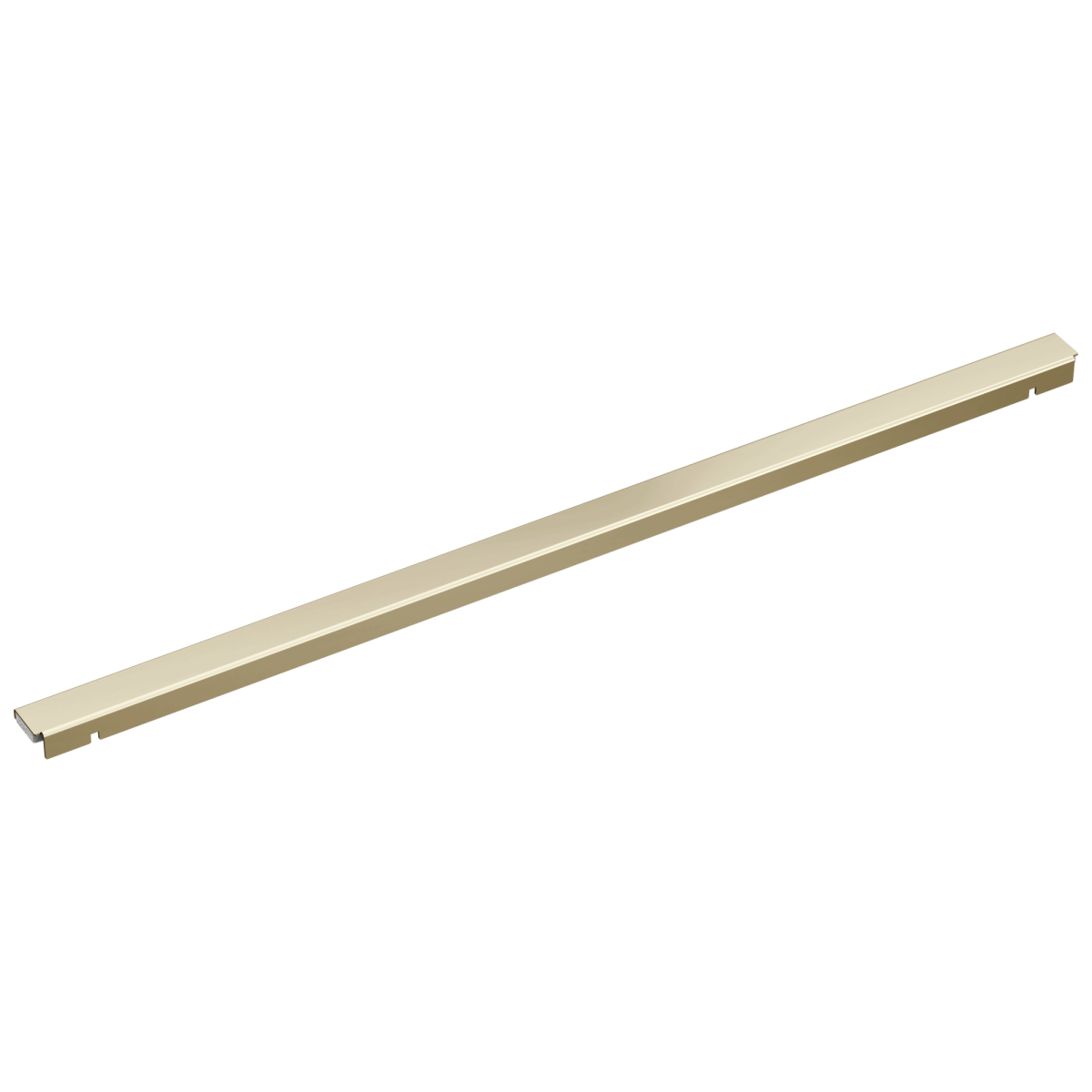 DELTA 24" Linear Shower Drain Wall Edge — Polished Nickel