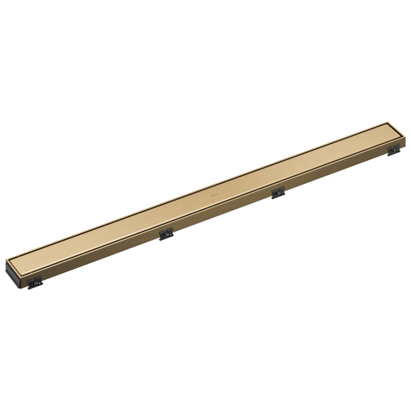 DELTA 36" Reversible Linear Shower Drain Trim — Champagne Bronze