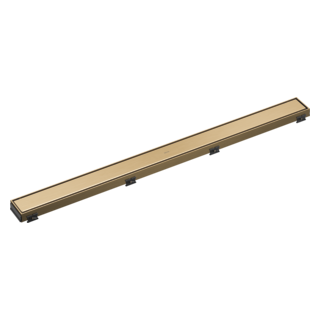 DELTA 36" Reversible Linear Shower Drain Trim — Champagne Bronze