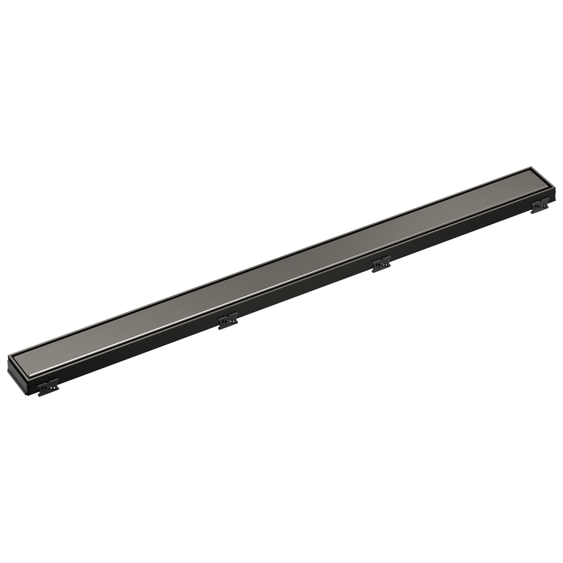 DELTA 36" Reversible Linear Shower Drain Trim — Black Stainless