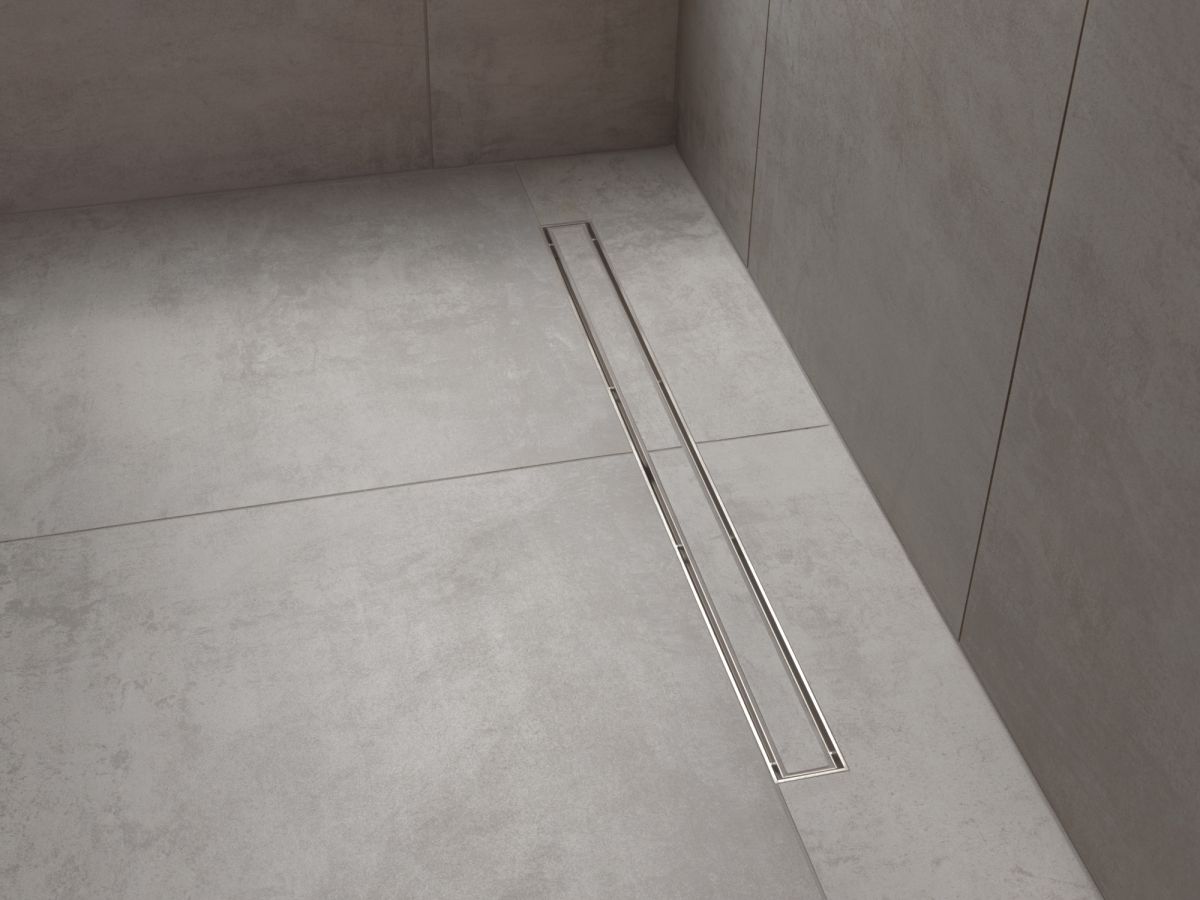 DELTA 36" Reversible Linear Shower Drain Trim — Stainless