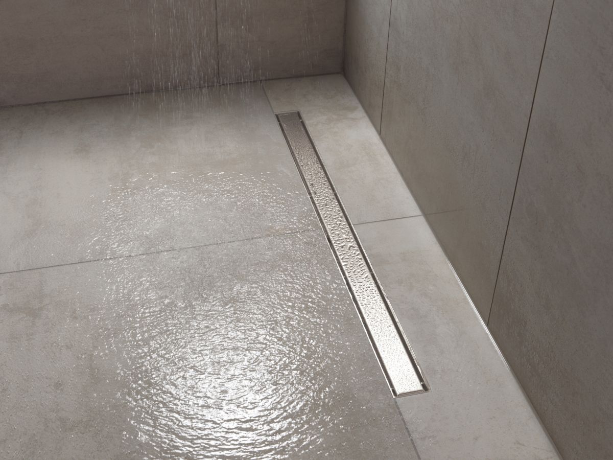 DELTA 36" Reversible Linear Shower Drain Trim — Stainless
