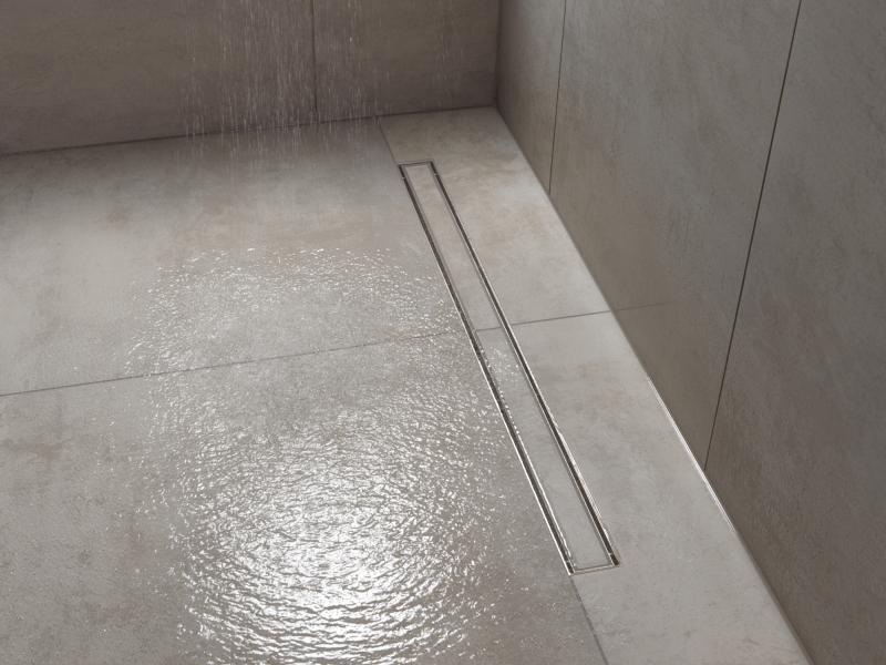 DELTA 36" Reversible Linear Shower Drain Trim — Stainless