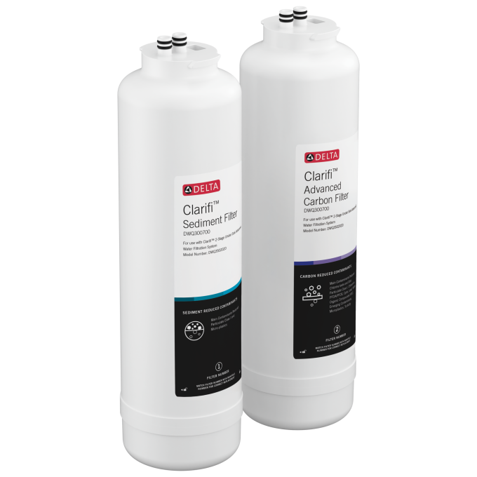 DELTA Clarifi Sediment & Advanced Carbon Filter Replacement Pack — Not Applicable