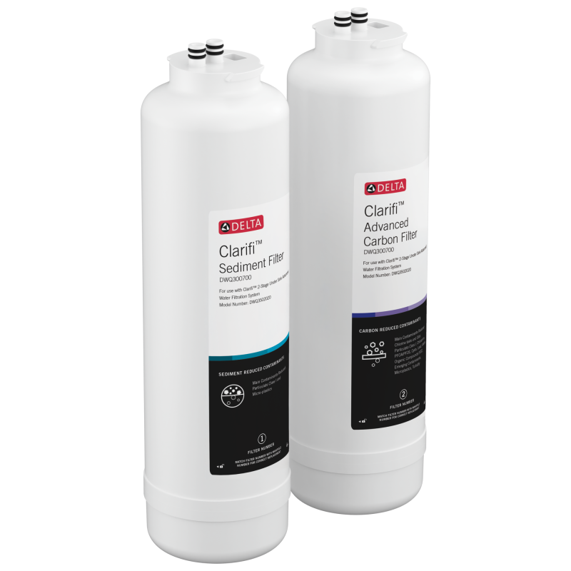 DELTA Clarifi Sediment & Advanced Carbon Filter Replacement Pack — Not Applicable