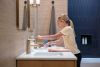 DELTA Trinsic Touch2O Bathroom Faucet with Touchless Technology — Champagne Bronze
