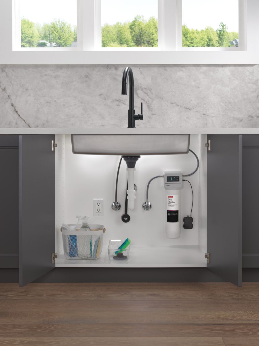 DELTA Clarifi High Flow High Capacity Under Sink Water Filtration System — Not Applicable