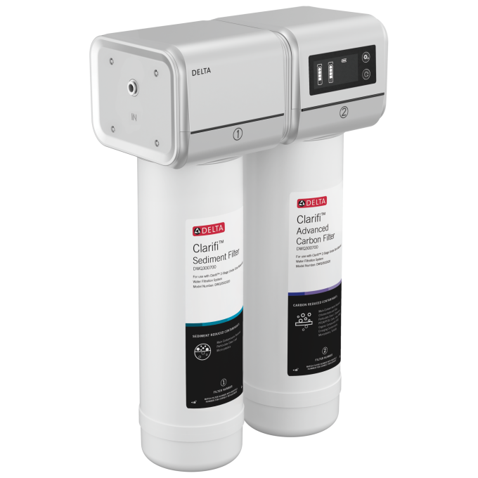 DELTA Clarifi 2-Stage Under Sink Advanced Water Filtration System — Not Applicable