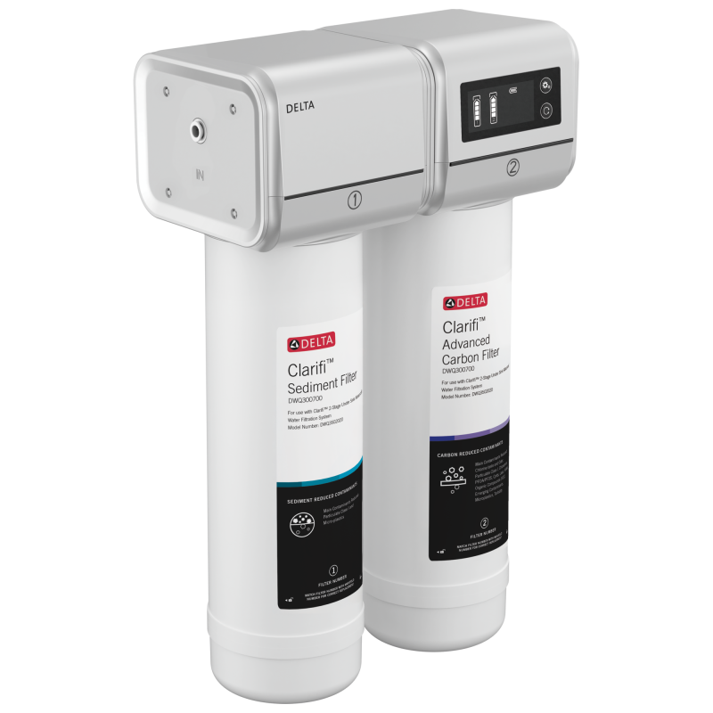DELTA Clarifi 2-Stage Under Sink Advanced Water Filtration System — Not Applicable