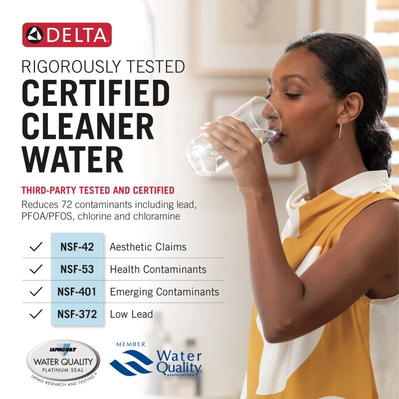 DELTA Clarifi 2-Stage Under Sink Advanced Water Filtration System — Not Applicable