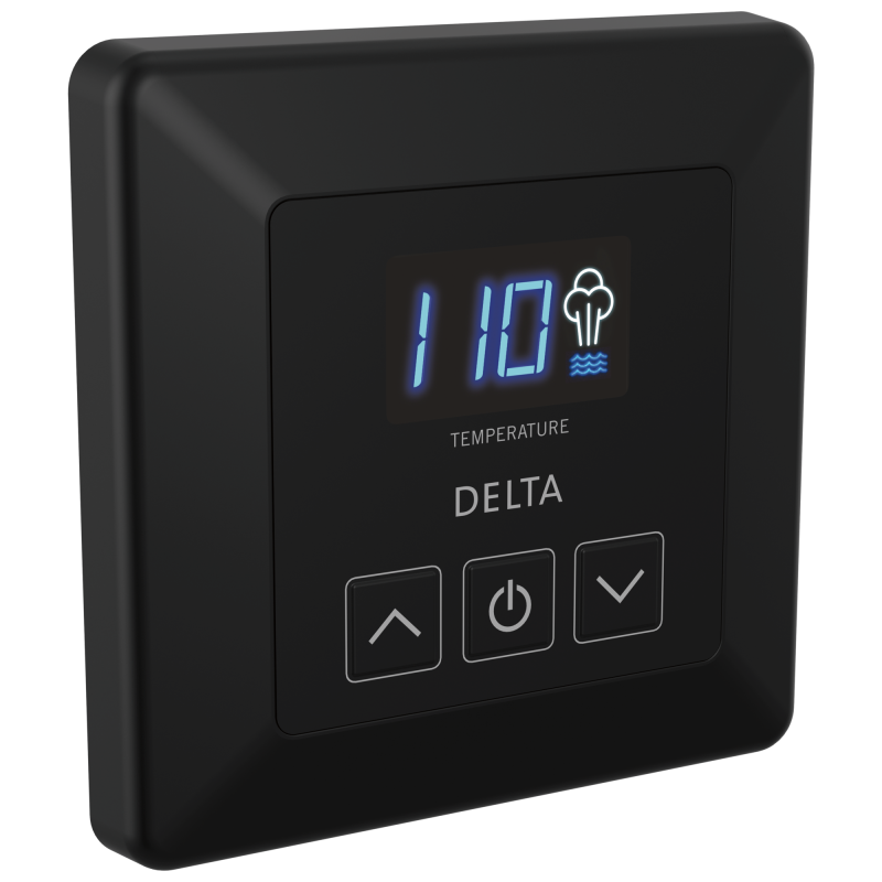 DELTA Universal Showering Components SimpleSteam Control — Matte Black