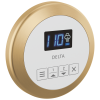 DELTA Universal Showering Components Round Steam Control — Lumicoat® Champagne Bronze