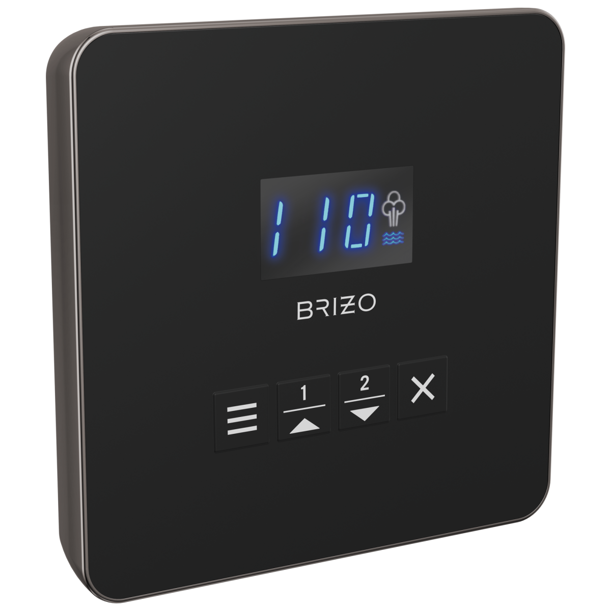 BRIZO Other Mystix Square Steam Control — Brilliance Black Onyx