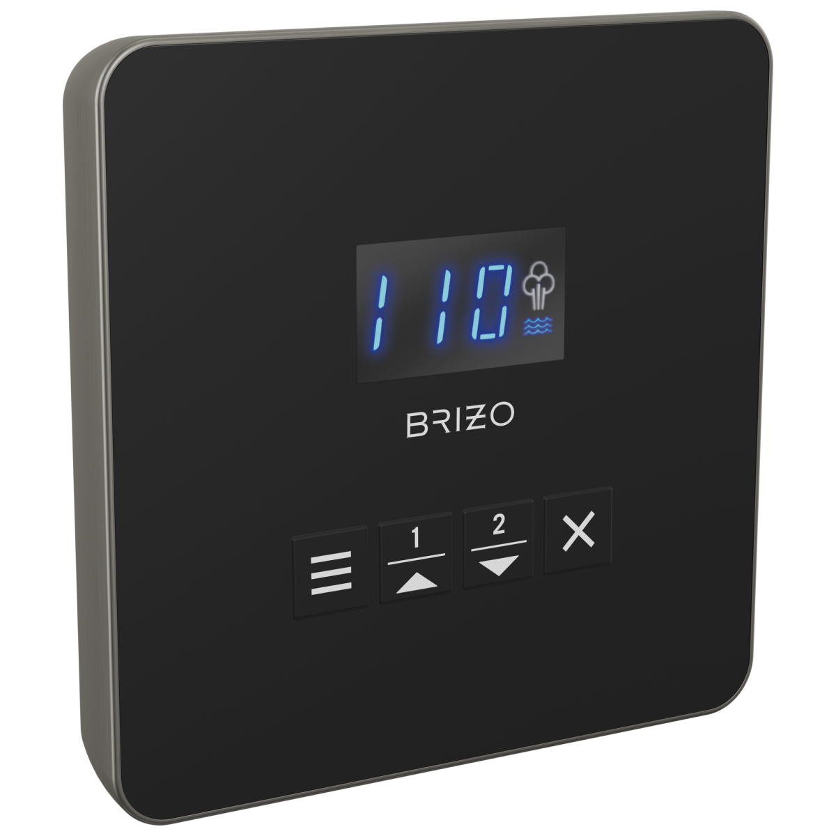 BRIZO Other Mystix Square Steam Control — Luxe Steel