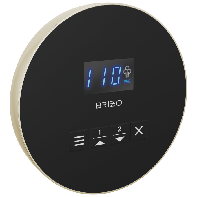 BRIZO Other Mystix Round Steam Control — Polished Nickel