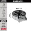 DELTA Other Metal Glass Rinser — Arctic Stainless