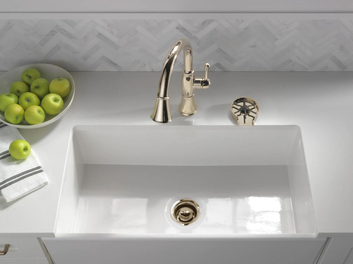 DELTA Other Metal Glass Rinser — Polished Nickel