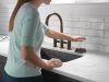 DELTA Broderick Two Handle Pull-Down Bridge Kitchen Faucet — Venetian Bronze