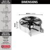 DELTA Other Metal Glass Rinser — Chrome