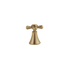 DELTA Cassidy Metal Cross Handle Set - Deck Mount Bathroom & Bidet — Champagne Bronze