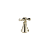 DELTA Cassidy Metal Cross Handle Set - Deck Mount Bathroom & Bidet — Polished Nickel
