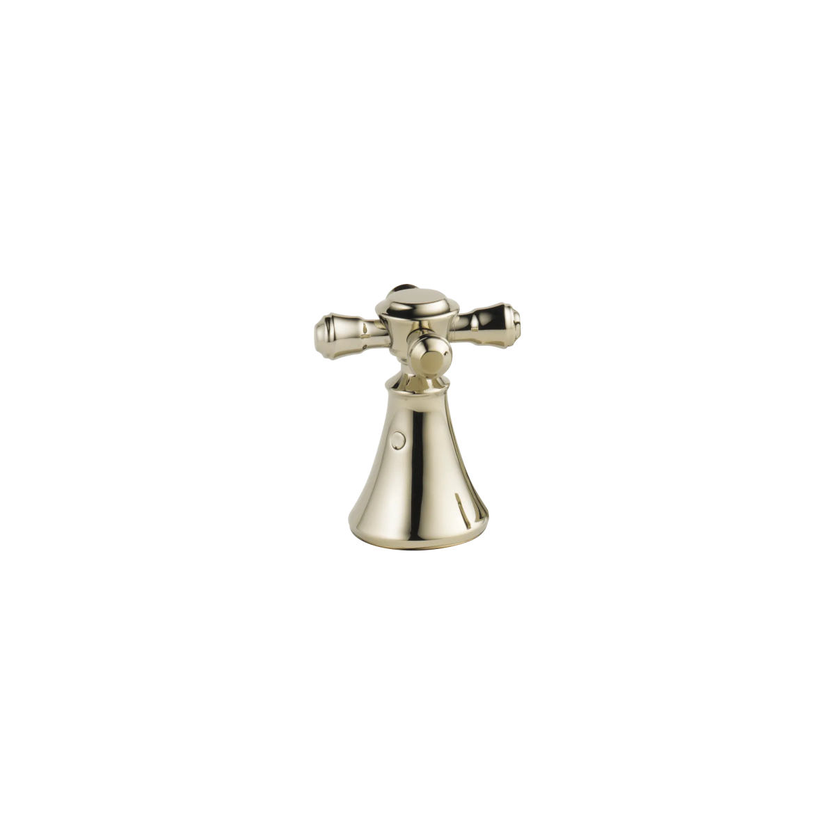 DELTA Cassidy Metal Cross Handle Set - Deck Mount Bathroom & Bidet — Polished Nickel