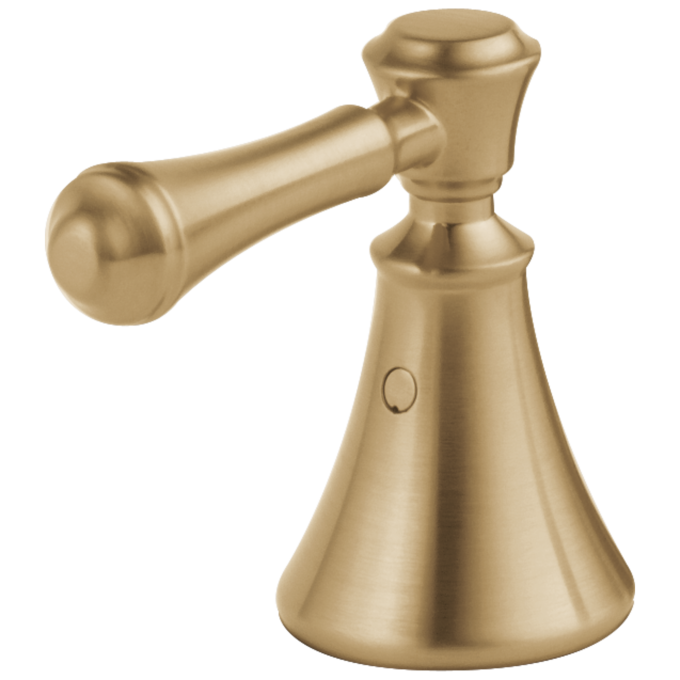 DELTA Cassidy Metal Lever Handle Set - Deck Mount Bathroom & Bidet — Champagne Bronze