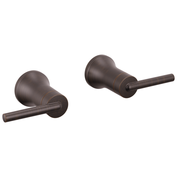 DELTA Trinsic Lever Handle -Wall Mount Lav — Venetian Bronze
