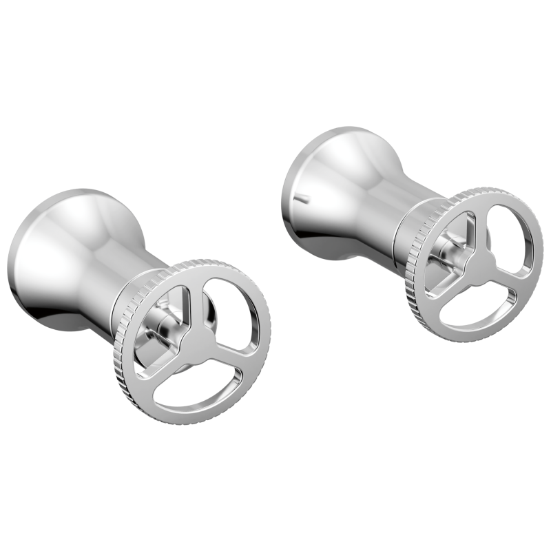 DELTA Trinsic Wheel Handle - Wall Mount Lav — Chrome