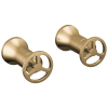 DELTA Trinsic Wheel Handle - Wall Mount Lav — Champagne Bronze
