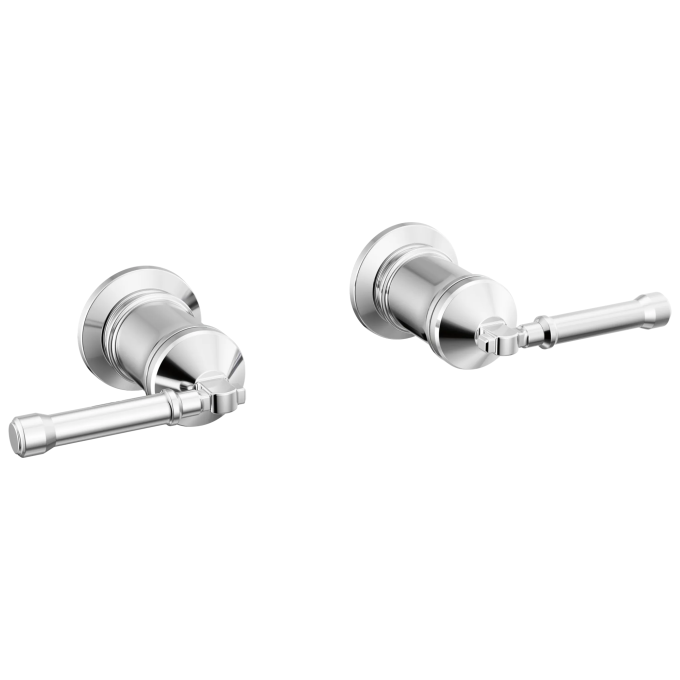 DELTA Broderick Wall Mount Tub Filler Handle Kit-Lever — Lumicoat® Chrome
