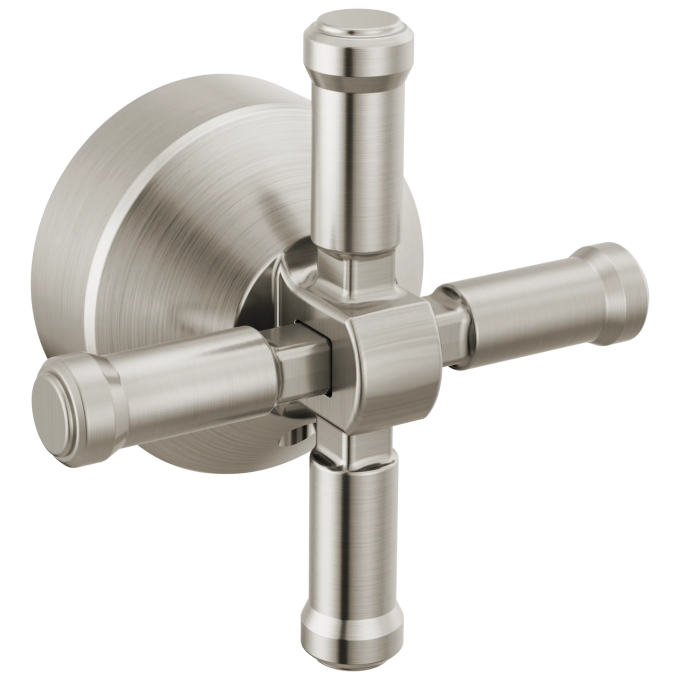 DELTA Broderick Free Standing Tub Filler Handle Kit-Cross — Lumicoat® Stainless