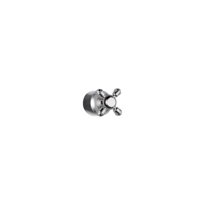 DELTA Cassidy Metal Cross Handle Kit - Transfer Valve — Chrome