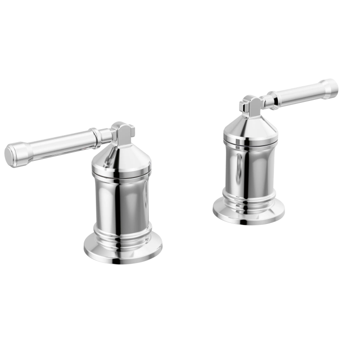 DELTA Broderick 2 Handle Roman Tub handle Kit-Lever — Lumicoat® Stainless