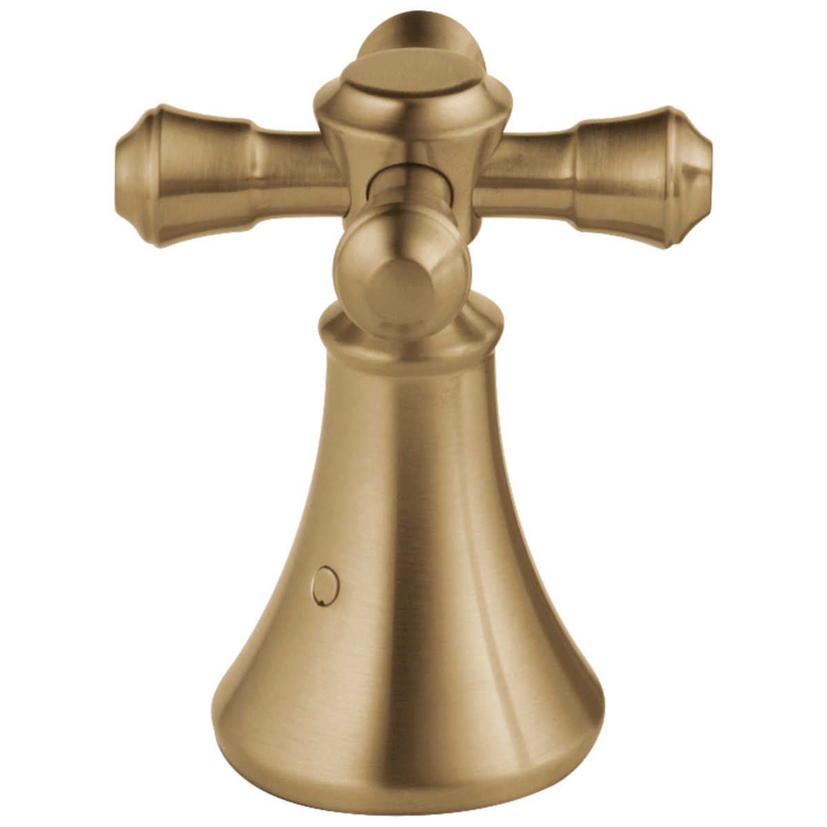 DELTA Cassidy Metal Cross Handle Set - Roman Tub — Champagne Bronze