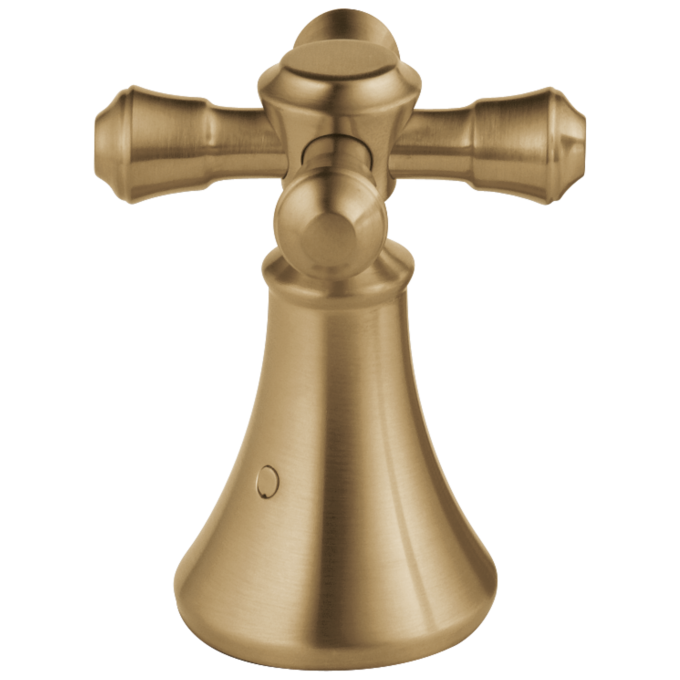 DELTA Cassidy Metal Cross Handle Set - Roman Tub — Champagne Bronze