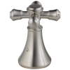 DELTA Cassidy Metal Cross Handle Set - Roman Tub — Stainless