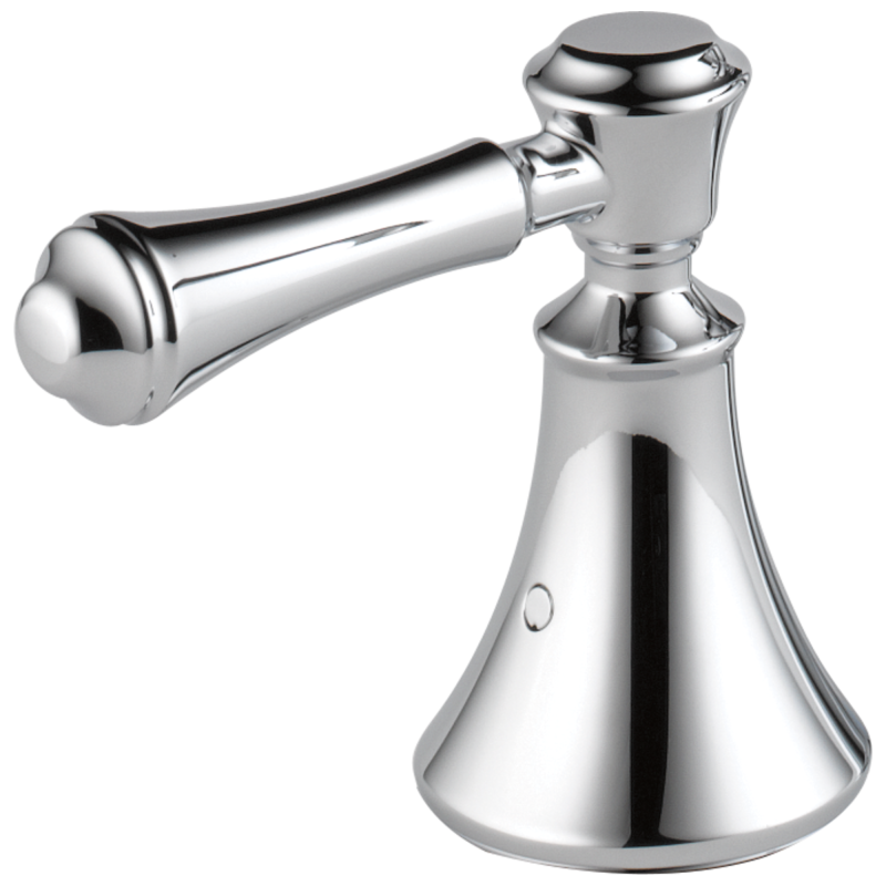 DELTA Cassidy Metal Lever Handle Set - Roman Tub — Chrome