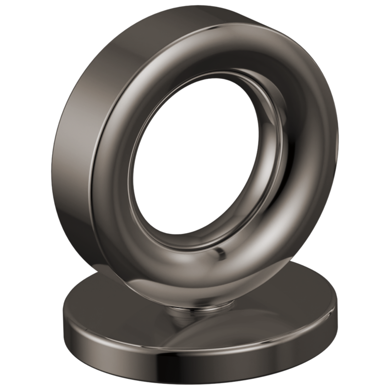 BRIZO Roccesco Widespread Lavatory Knob Handle Kit — Brilliance Black Onyx