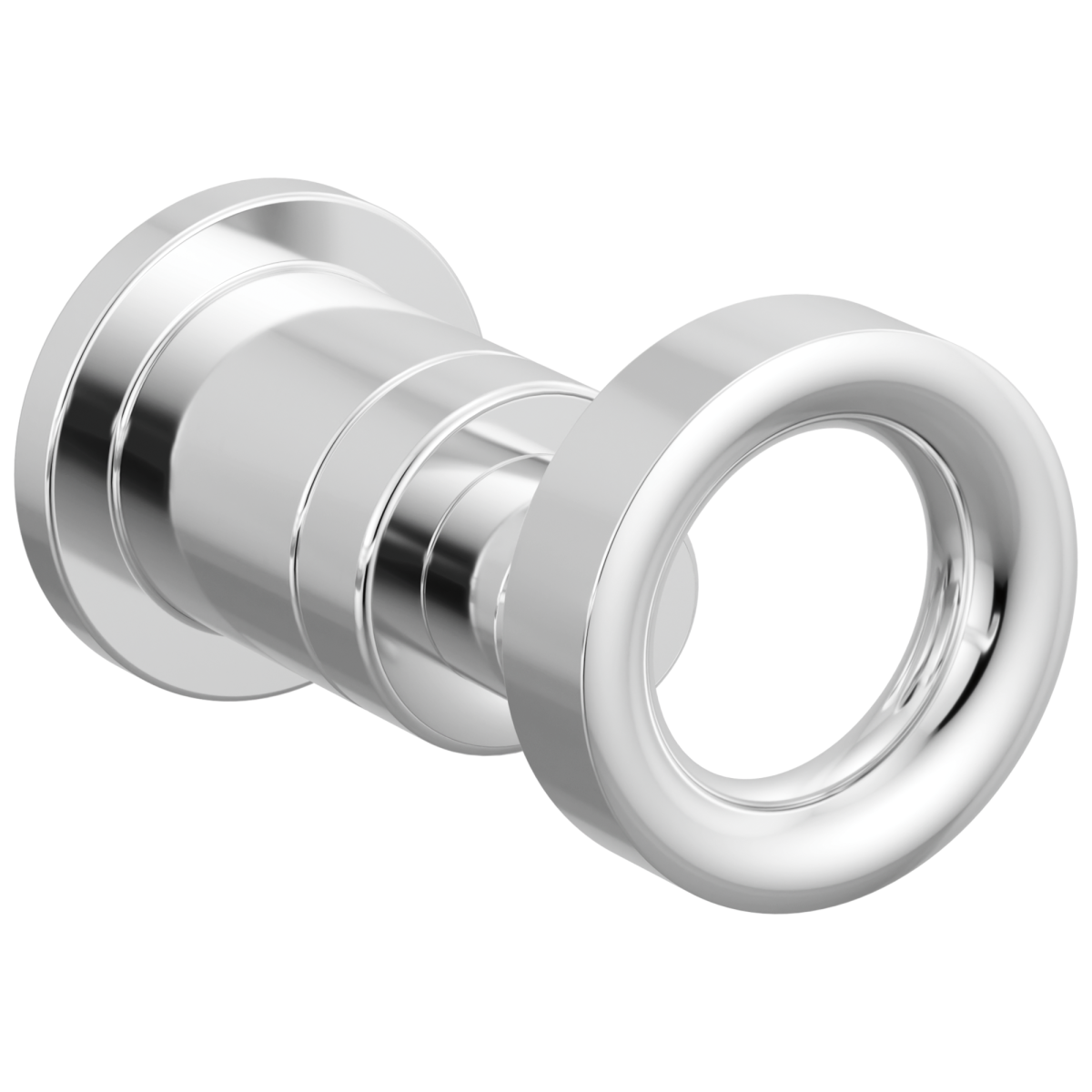 BRIZO Roccesco Single-Handle Wall Mount Lavatory Knob Handle Kit — Chrome