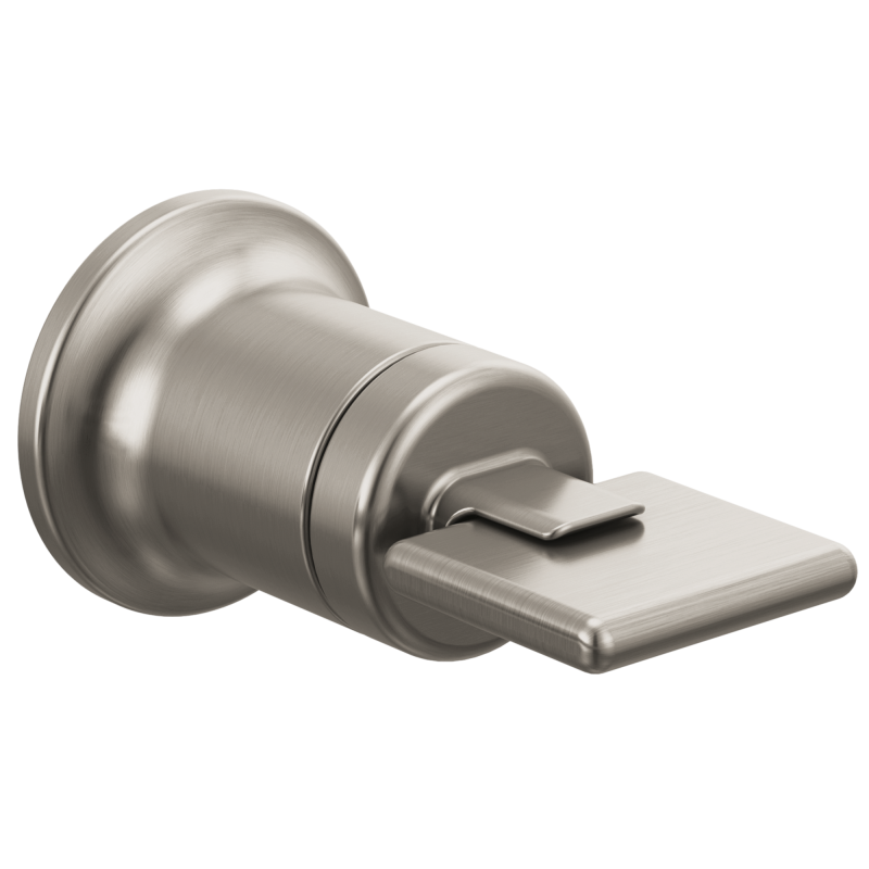 BRIZO Allaria Two-Hole, Single-Handle Wall Mount Lavatory Faucet Knob Handle Kit — Luxe Nickel