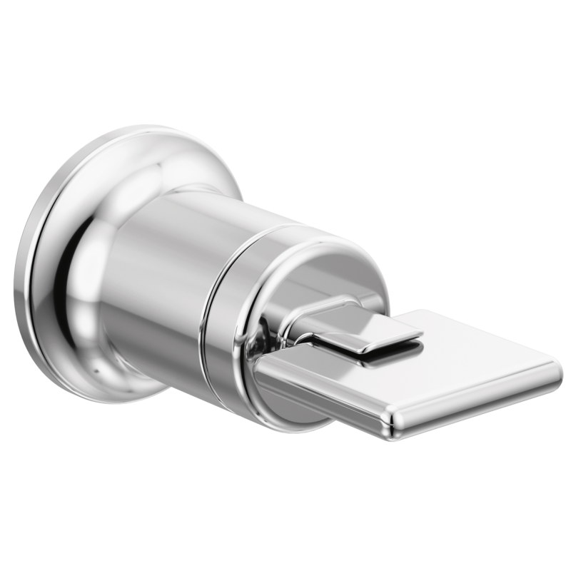 BRIZO Allaria Two-Hole, Single-Handle Wall Mount Lavatory Faucet Knob Handle Kit — Chrome